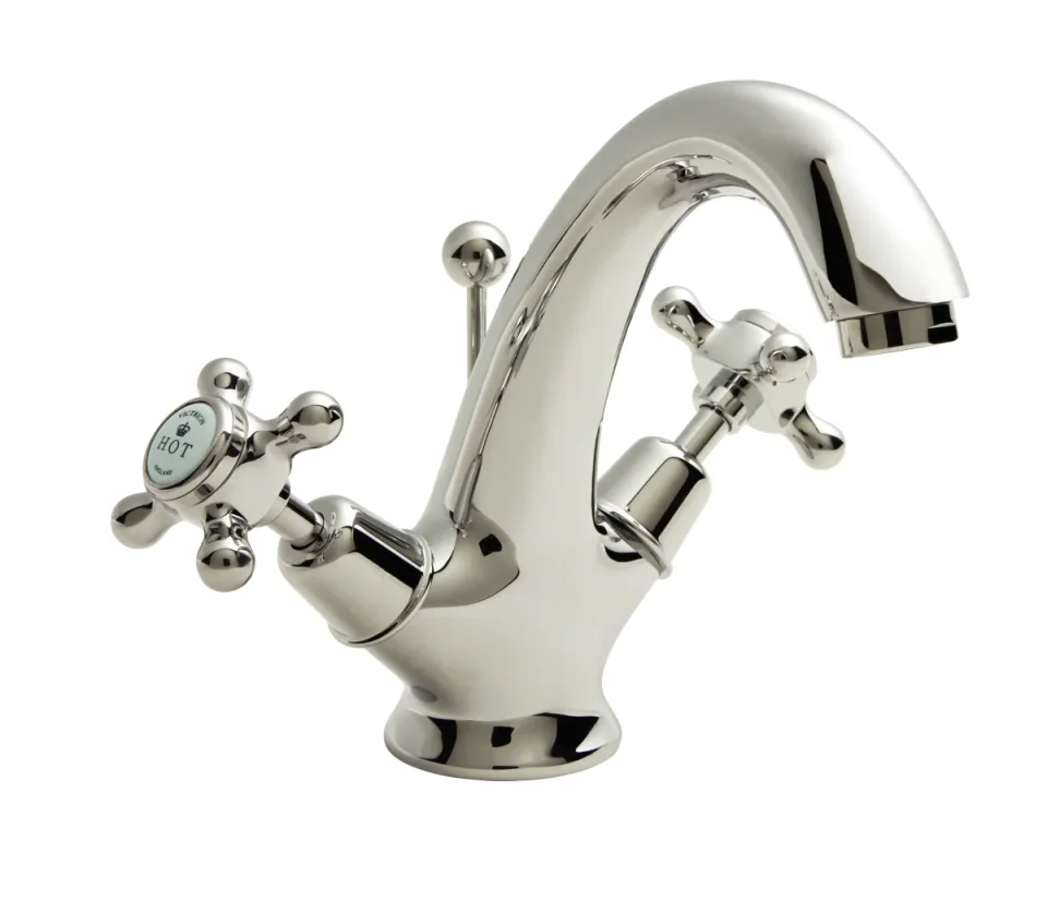 Bc Designs Victrion Crosshead Mono Basin Mixer Nickel product image - Image 1