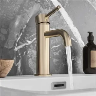 Eastbrook Meriden Basin Mono Incl Waste And Plain Handle Brushed Brass