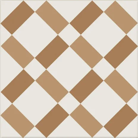 European Tiles Avantegarde Beige Mixed Pattern 20X20 Matt Ceramic  Tile detail view - Image 2