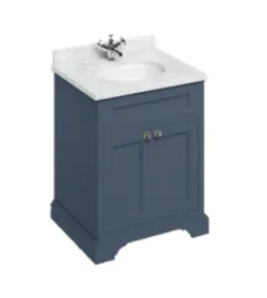 Burlington 65 Vanity Unit With Doors Blue