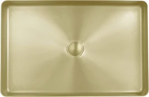 Just Taps Vos Brushed Brass Grade 316 Stainless Steel Counter Top Basin
