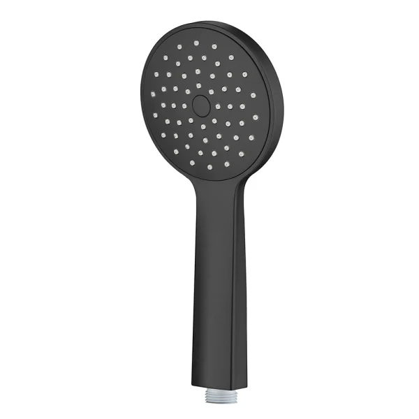 Just Taps Vos Single Function Shower Handle Matt Black