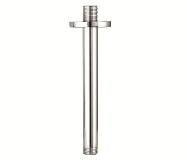 Just Taps Brass Ceiling Shower Arm 200mm Chrome