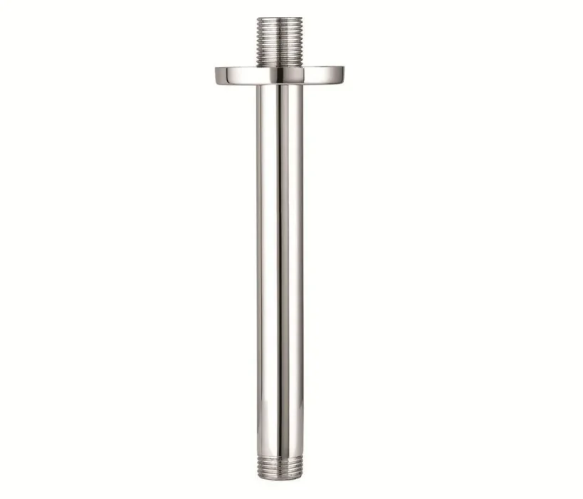 Just Taps Brass Ceiling Shower Arm 200mm Chrome product image - Image 1