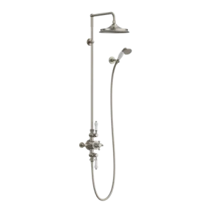 Burlington Avon Exposed Shower Valve 2 Outlet Brushed Nickel