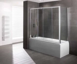 Eastbrook Volente 790x1475 Overbath End Panel Ec Glass Chrome Profiles