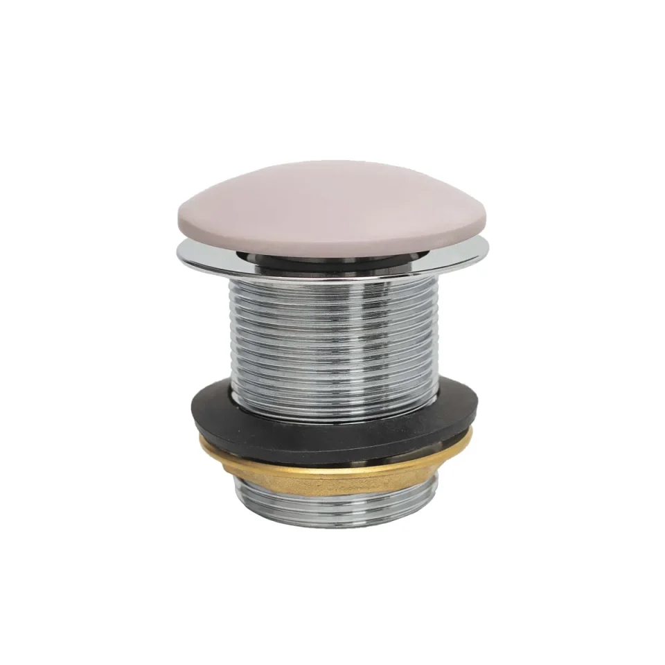 Bc Designs Push Down Bath Waste 60mm (unslotted) Satin Rose product image - Image 1