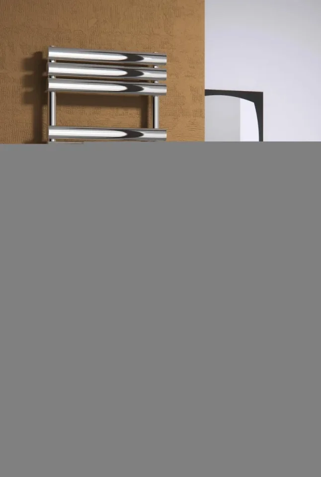 Reina Helin 500 X 1535 Polished Stainless Steel Towel Radiator detail view - Image 2