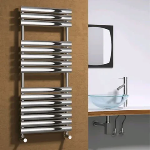 Reina Helin 500 X 1535 Polished Stainless Steel Towel Radiator detail view - Image 5