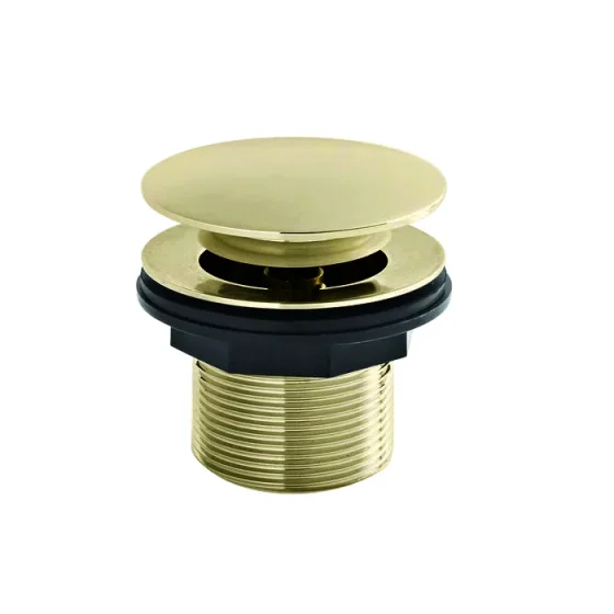 Bc Designs Push Down Bath Waste 60mm (unslotted) Gold product image - Image 1