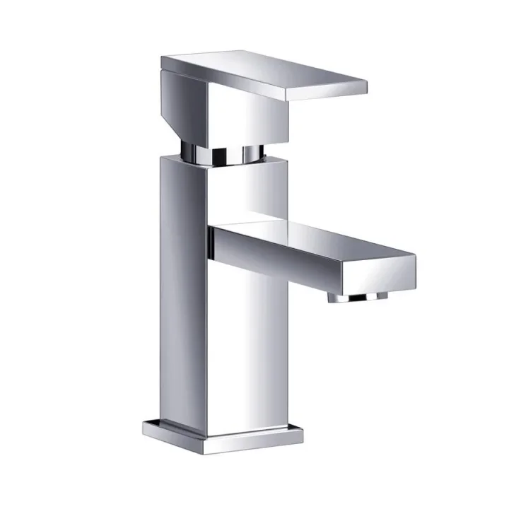 Just Taps Athena Mini Single Lever Basin Mixer Without Pop Up Waste Chrome product image - Image 1