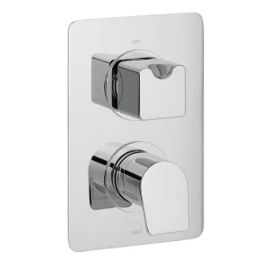 Vado Dx Photon 1 Outlet 2 Handle Concealed Thermostatic Valve Chrome