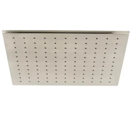 Vado Individual Single Function Easy Clean Square Shower Head 300mm Brushed Nickel