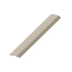 Abacus Glass Threshold Trim Piece - Nickel - 2400mm