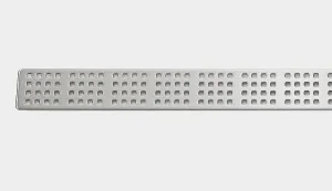 Unidrain 300mm Floor Mounted Linear Drain (stainless Steel Grate Finish)