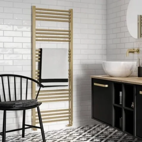 Crosswater Mpro Towel Warmer 480x1380 Matt White