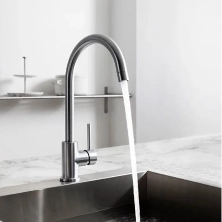 Just Taps Vos Pull Out Sink Mixer Brushed Bronze