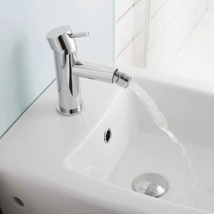 Burlington Burlinton Qt 1th Bidet Mixer + Puw (no Heads) Chrome