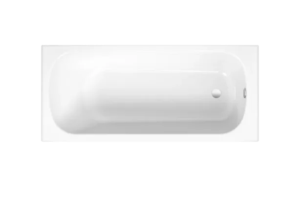 Bette Classic Single Ended Shower Bath Foot end Overflow White (Feet Included) - Image 1