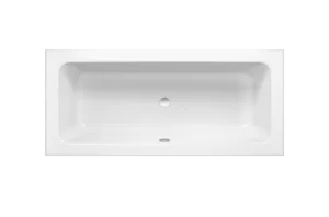 Bette One Double Ended Bath with Overflow White (Feet Included)