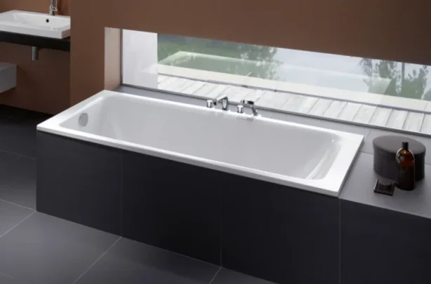 Bette Select Single Ended Shower Bath Foot end Overflow White (Multiple Sizes) - Image 3