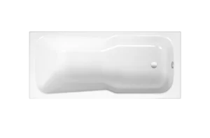 Bette Set Single Ended Shower Bath Foot end Overflow White (Multiple Sizes)