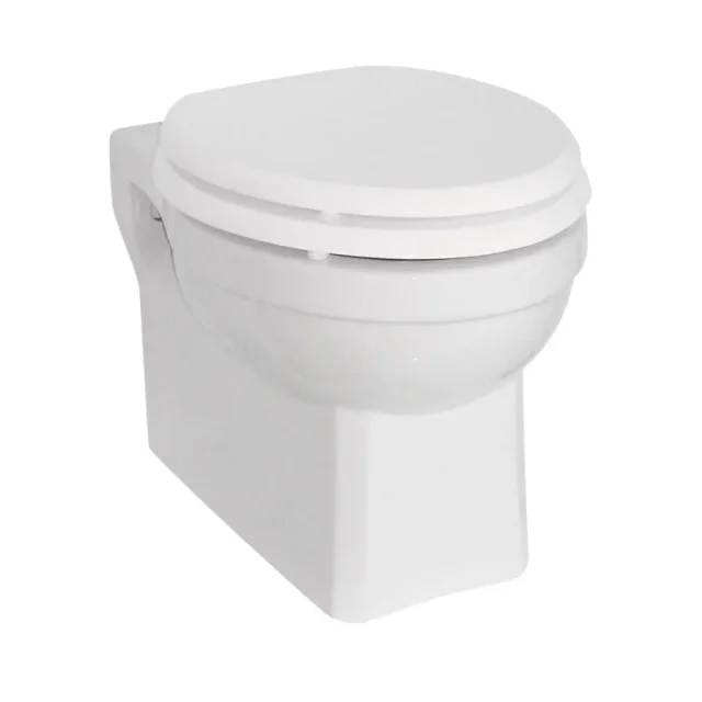 Burlington Wall Hung Toilet Pan and Soft Close Seat - Image 1