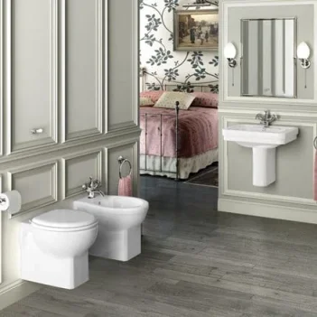 Burlington Wall Hung Toilet Pan and Soft Close Seat - Image 2