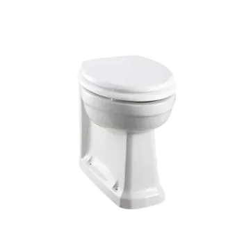 Burlington Back to Wall Toilet Pan and Soft Close Seat