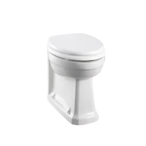Burlington Back to Wall Rimless Toilet Pan and Soft Close Seat