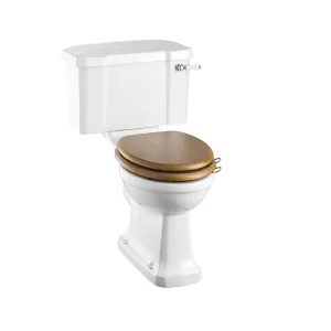 Burlington Close Coupled Toilet with 520 Lever Cistern (Seat Sold Separately)