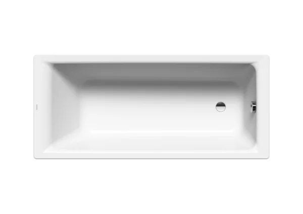 Kaldewei Puro Single Ended Shower Bath with Overflow White (Multiple Sizes)