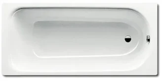 Kaldewei Saniform Single Ended Shower Bath with Overflow White (Multiple Sizes)