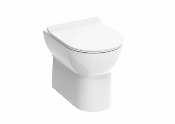 Saneux Air Back to Wall Rimless Toilet Pan and Soft Close Seat