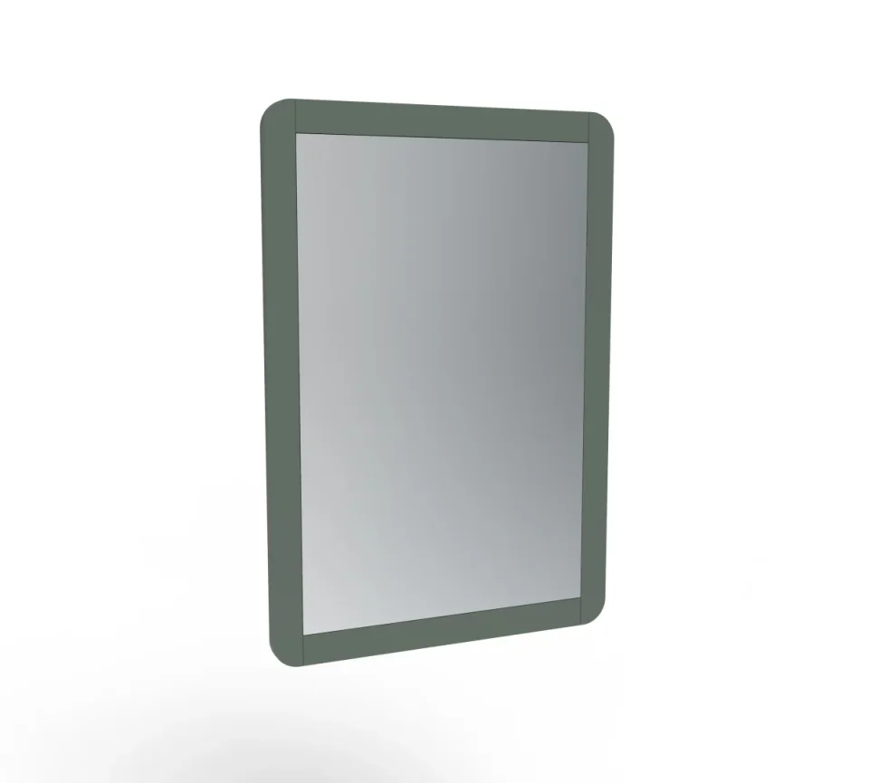 Saneux Hyde 55cm Recessed Mirror Cabinet Matte Sage (Left or Right Hand Available) - Image 1