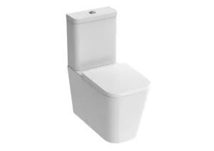 Saneux Matteo Close Coupled Toilet with Rimless Pan, Cistern and Soft Close Seat