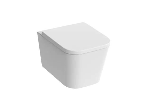 Saneux Matteo Wall Hung Rimless Toilet Pan and Soft Close Seat