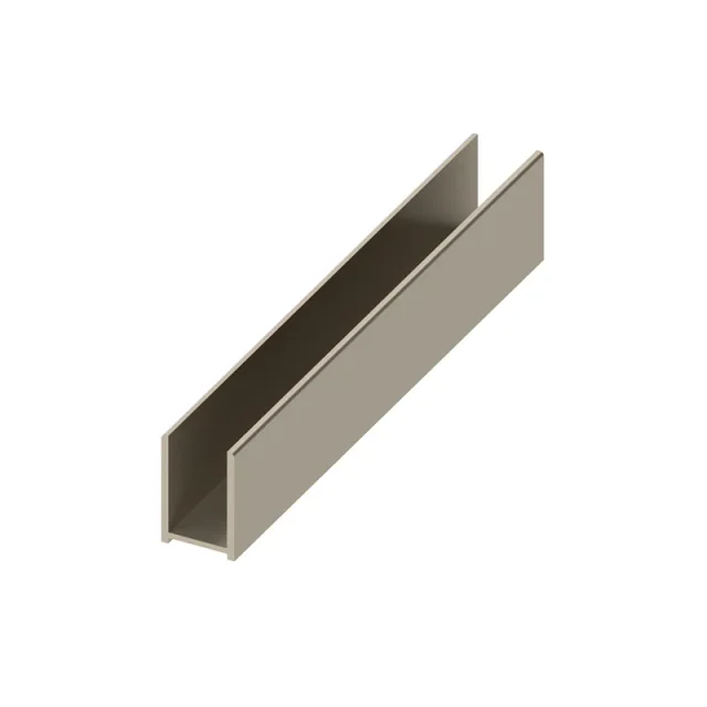 Abacus Glass Surface Channel Pack Brushed Nickel 10mm product image - Image 1
