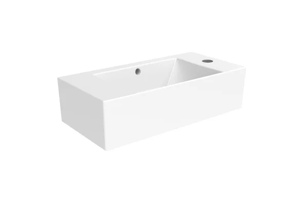 Saneux Matteo 51x25cm Washbasin Right Tap Hole