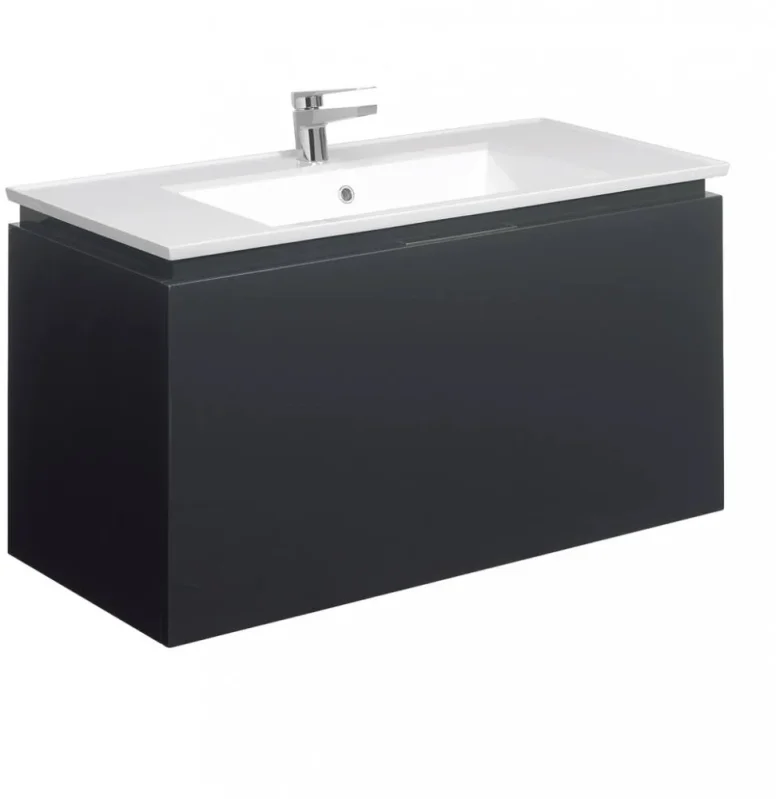 Crosswater Bauhaus Linea 600mm Internal Drawer Set Grey detail view - Image 2