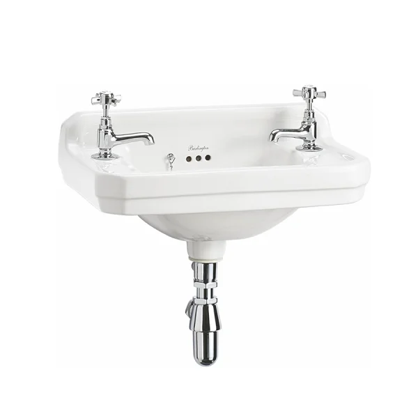 Edwardian 51cm Cloakroom Basin White