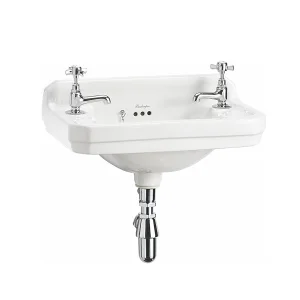 Edwardian 51cm Cloakroom Basin White