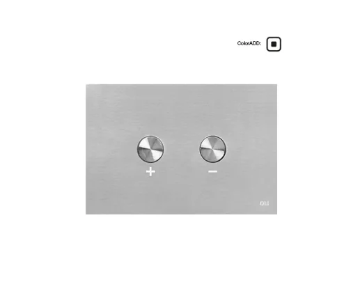 Blink Pneumatic Dual Flush Plate Brushed Stainless Steel RT product image - Image 1