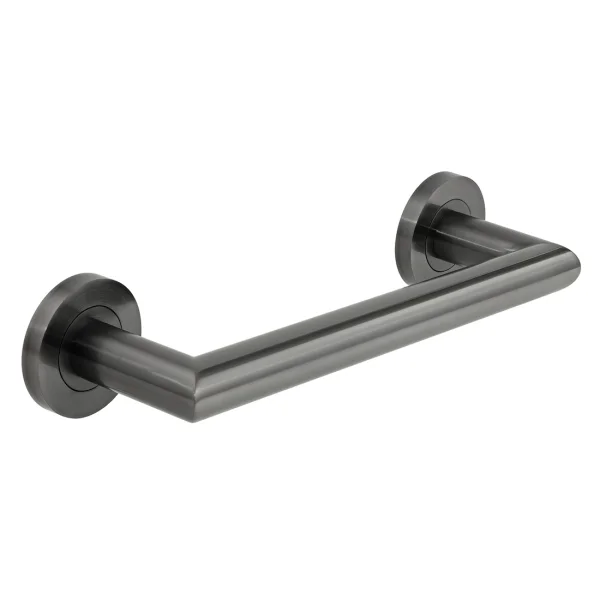 Vado Individual Spa Grab Or Towel Rail 300mm (12") Brushed Black