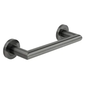 Vado Individual Spa Grab Or Towel Rail 300mm (12") Brushed Black