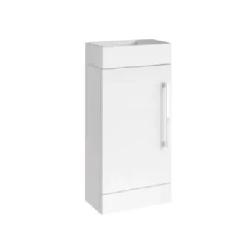HIB Novum Serene 40cm WHITE Wall Hung Unit product image - Image 1