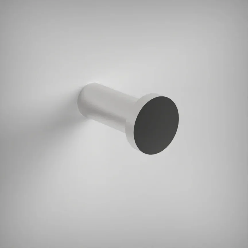 Ava Round Robe Hook - Polished Stainless Steel product image - Image 1