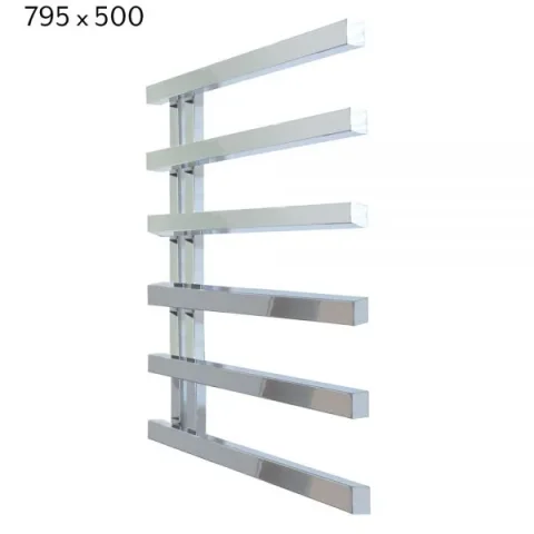 Towelrads Soho Towel Rail 795x500 Chrome product image - Image 1