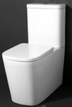 Faeber Venice Close Coupled Toilet Cistern - Gloss White detail view - Image 2