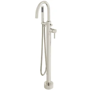 Individual By Vado Origins Floor Standing Bath Shower Mixer Tap Brushed Nickel